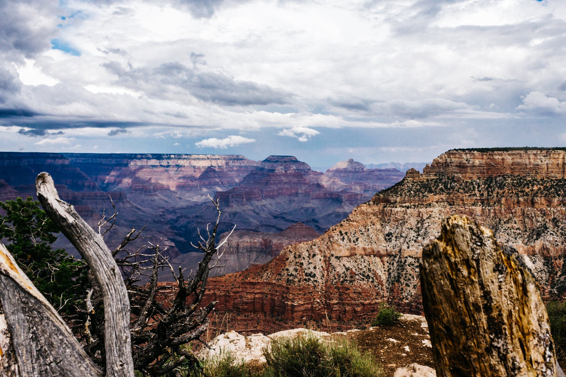 canyon clouds desert dry